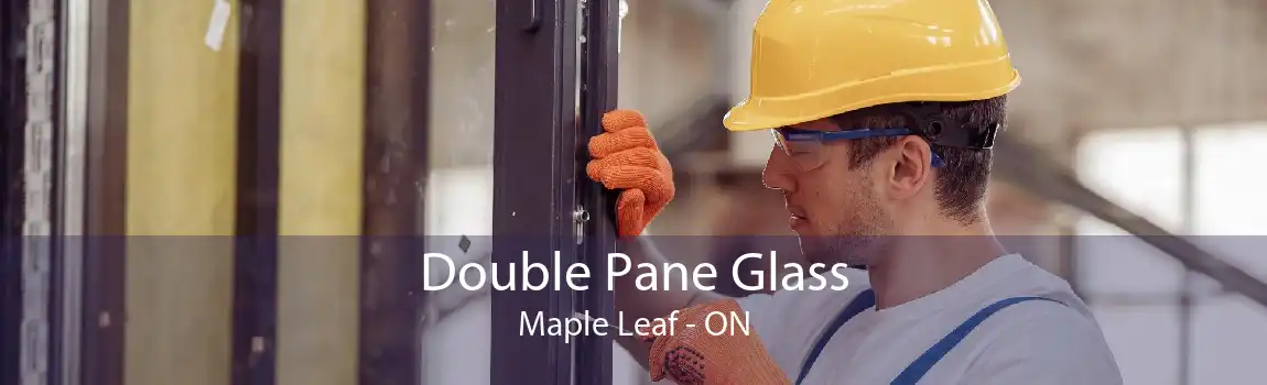 Double Pane Glass Maple Leaf - ON