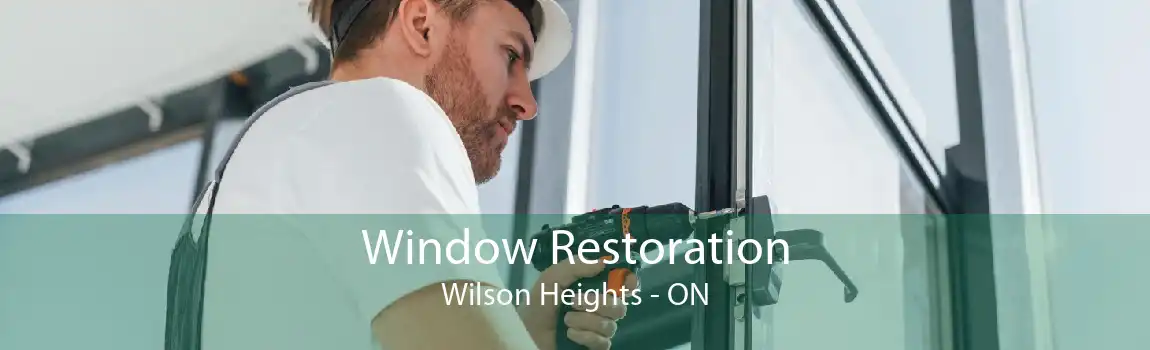Window Restoration Wilson Heights - ON