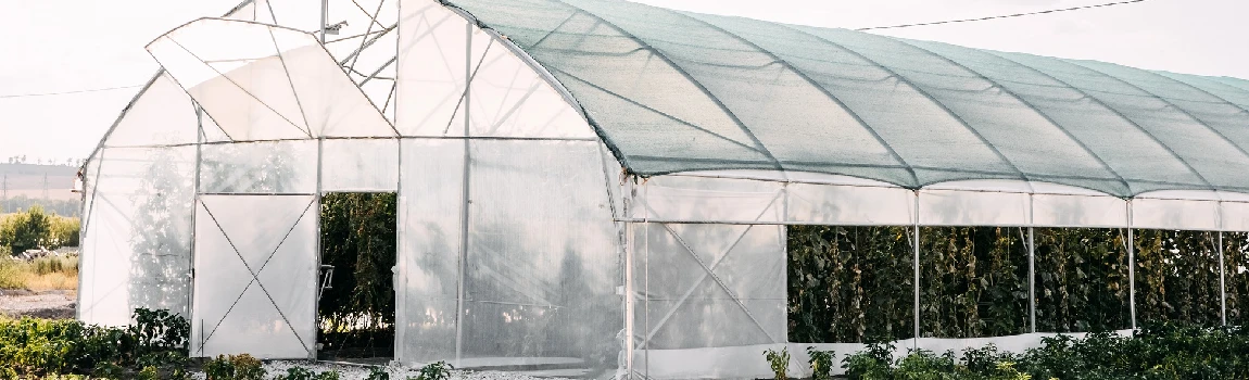 Safe And Reliable Glass Greenhouse in Maple Leaf